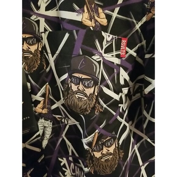 RSVLTS x MLBPA Charlie Blackmon Chuck Nazty Colorado Rockies Men’s M Shirt - Picture 5 of 11